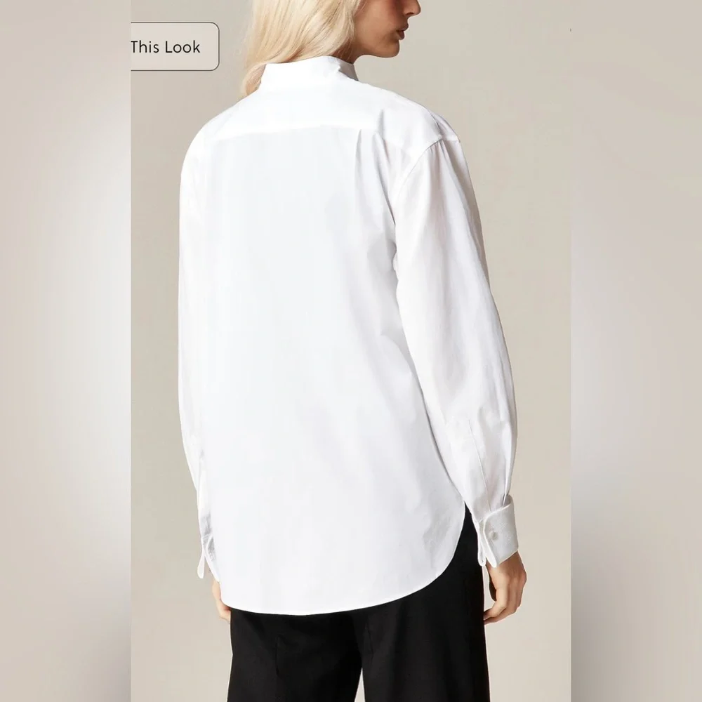 J.Crew Alex Eagle X J.Crew tuxedo shirt